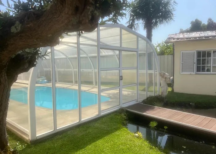 別荘 Casa Do Piscina Aquecida